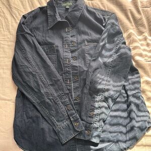 Lightweight jean blouse